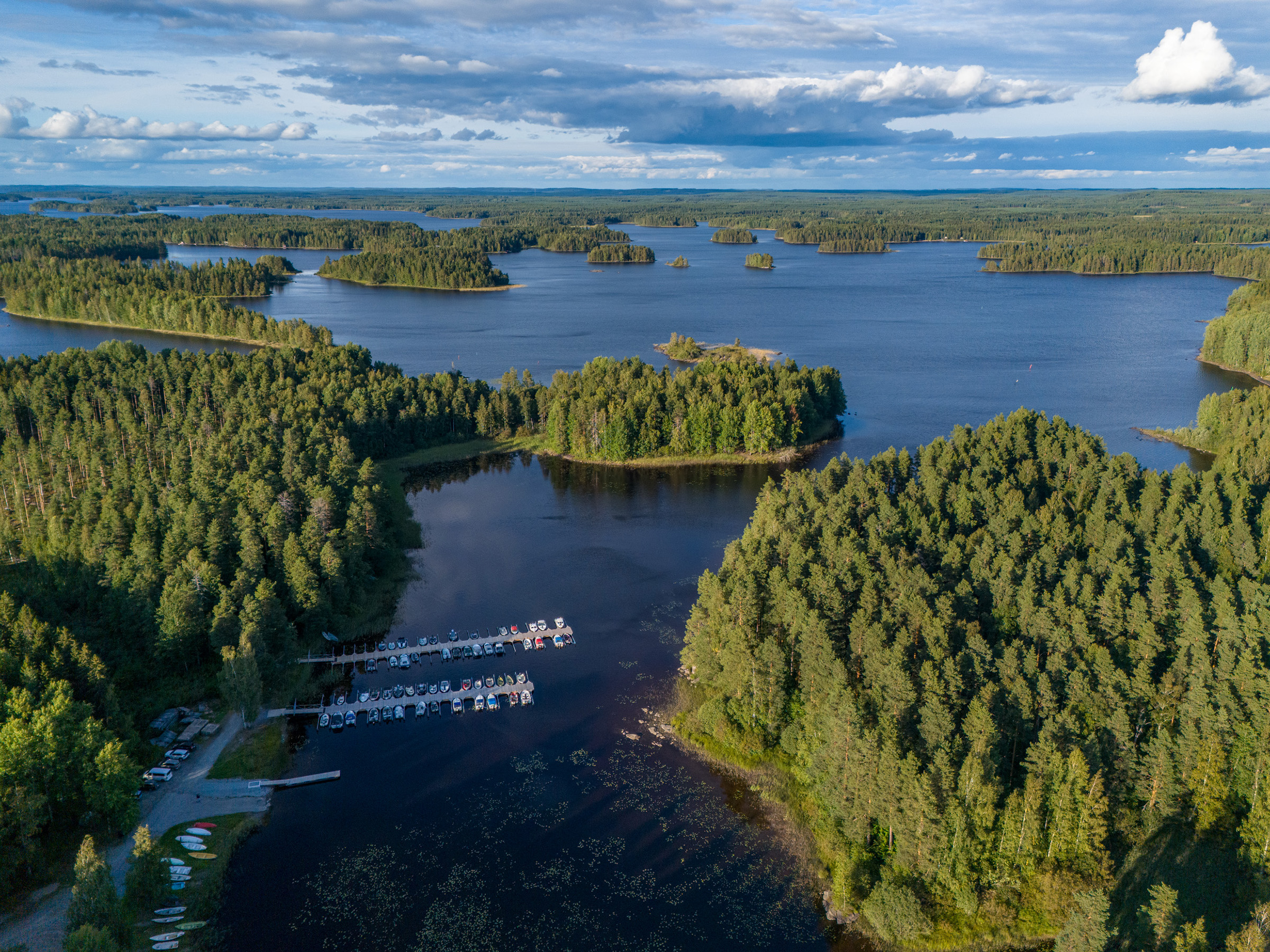 Katiskalahti, laituri 1 - 4