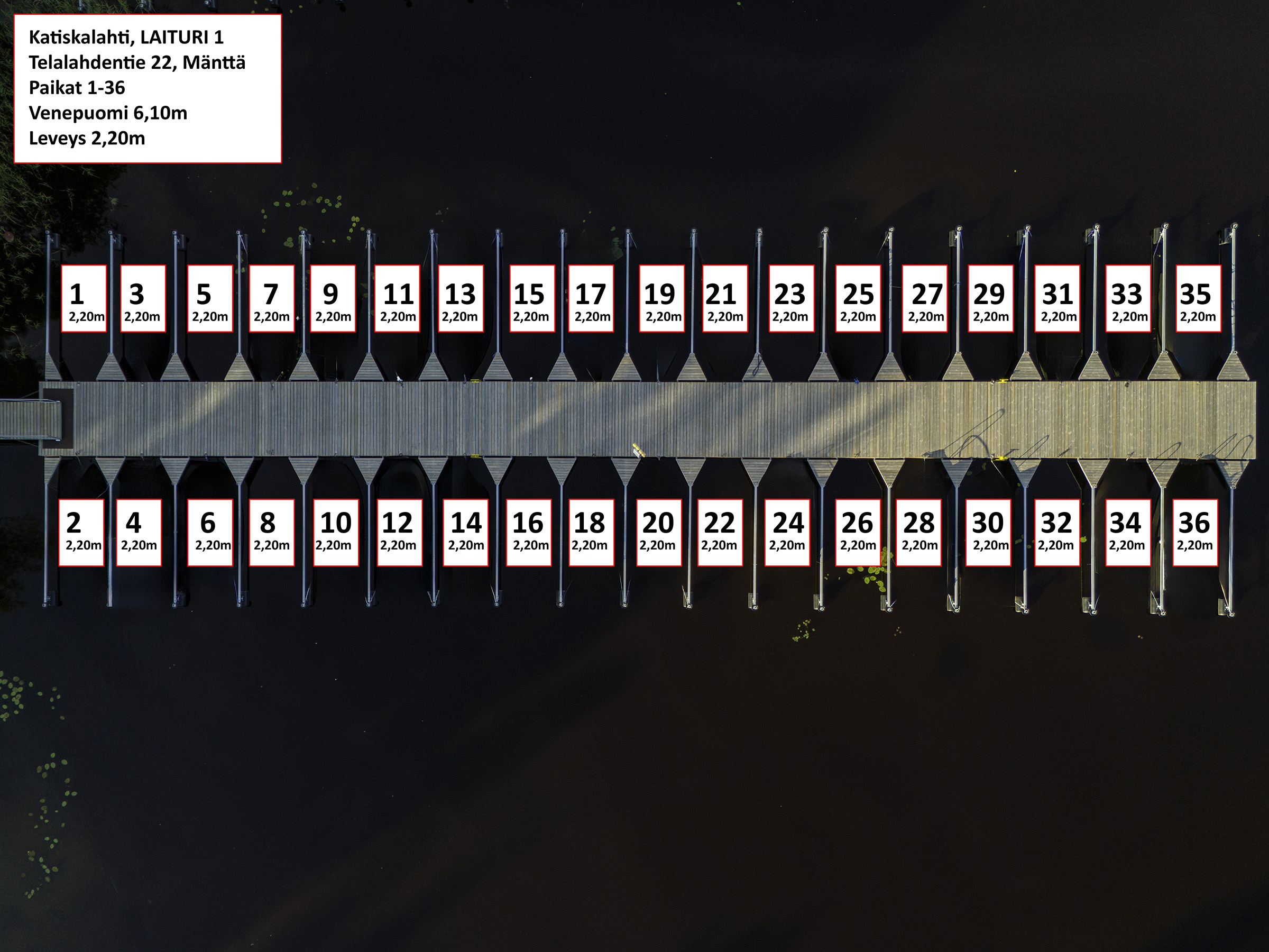 Katiskalahti, laituri 1