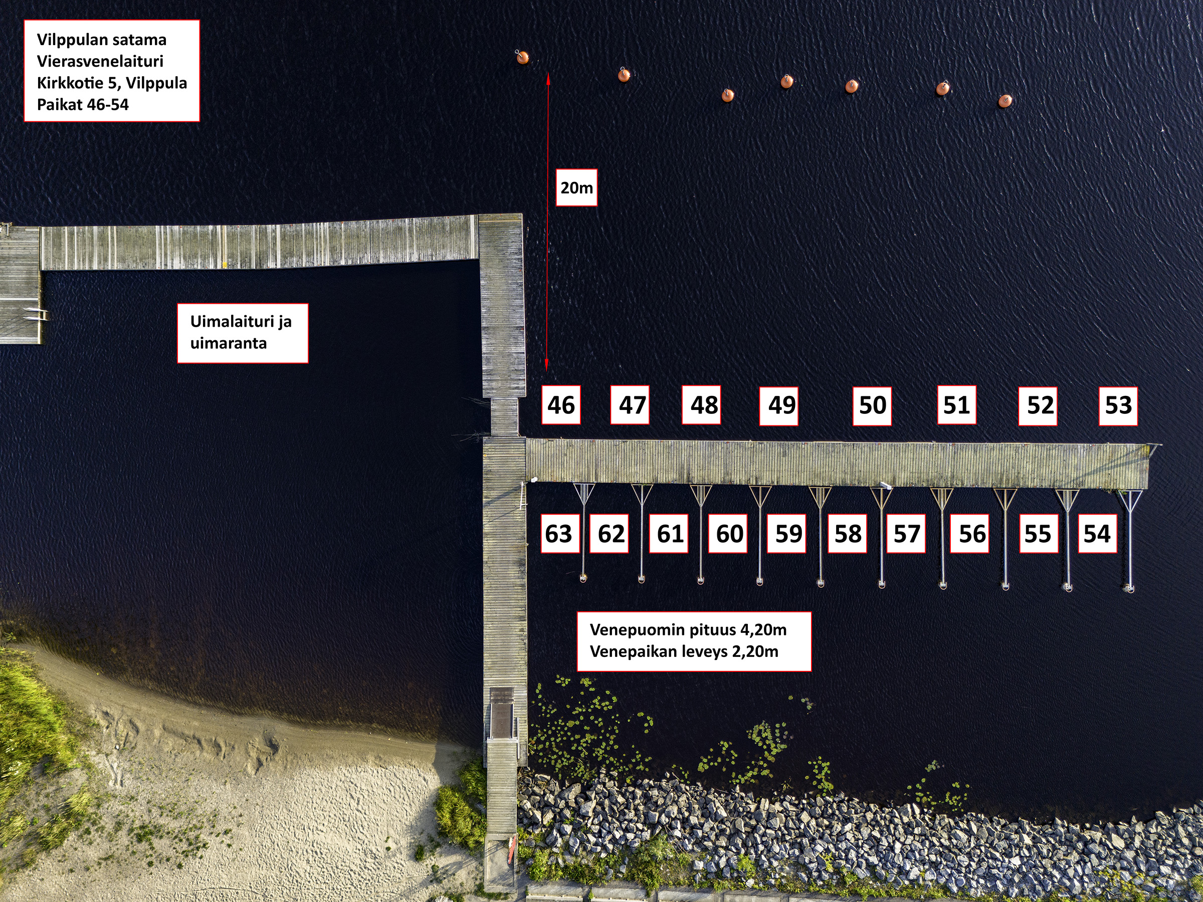 Vierasvenepaikat, Vilppula